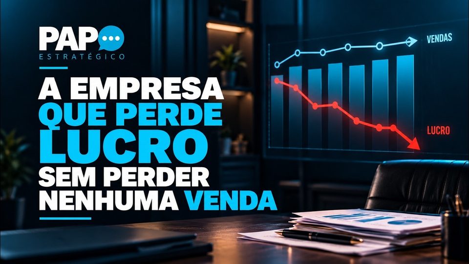 Live Papo Estratégico #003: A empresa que perde lucro sem perder nenhuma venda